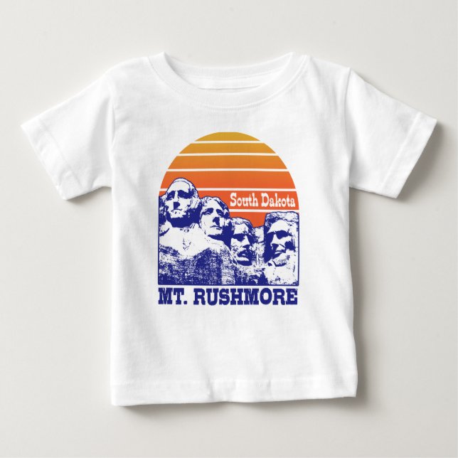 Mt. Rushmore Baby T-Shirt (Front)