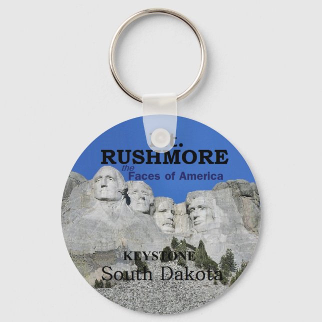 Mt. Rushmore Keychain (Front)