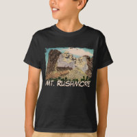 Mt. Rushmore Painted Kid's Shirt