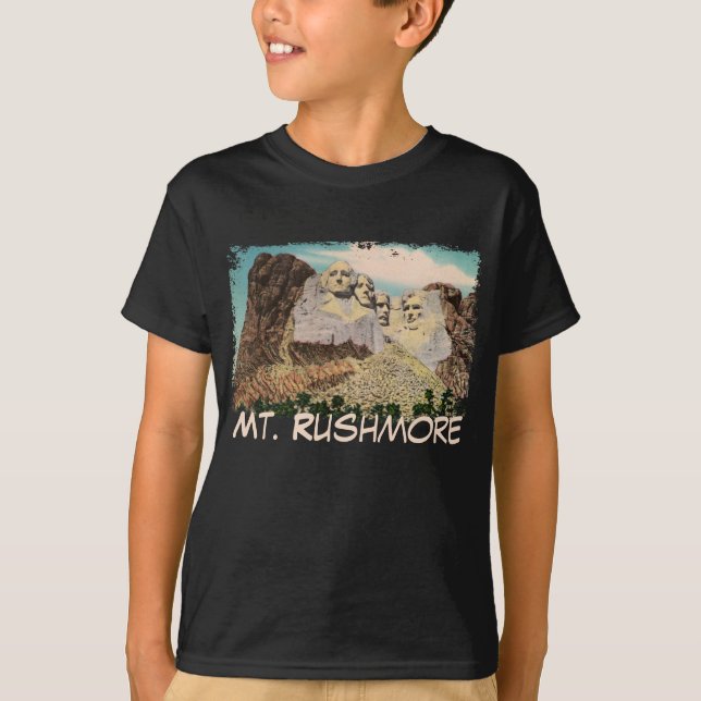 Mt. Rushmore Painted Kid's Shirt (Front)