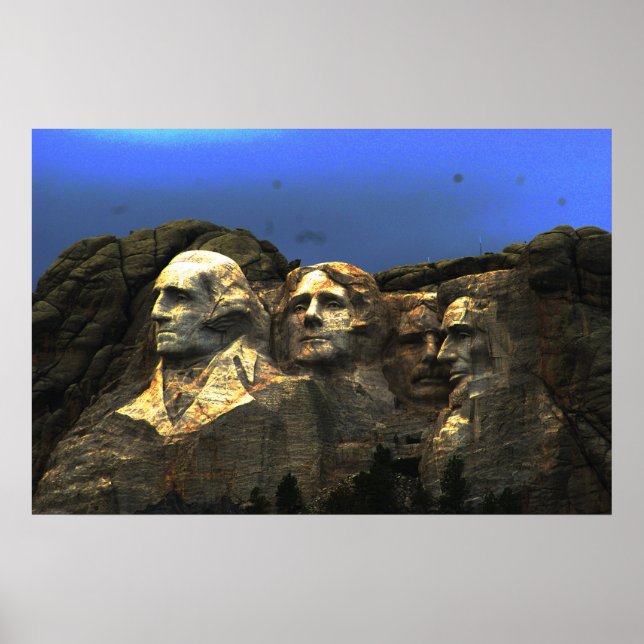 mt rushmore records poster (Front)