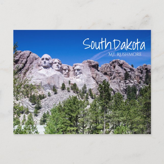 Mt Rushmore Vista Greeting Card (Front)