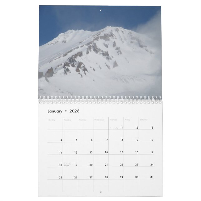 Mt. Shasta 2011Calendar Calendar (Jan 2026)