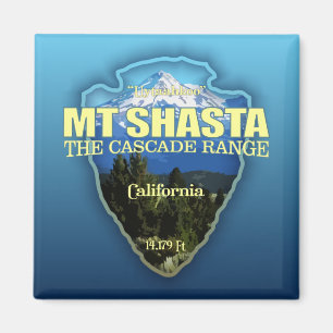 Mt Shasta (arrowhead) Magnet