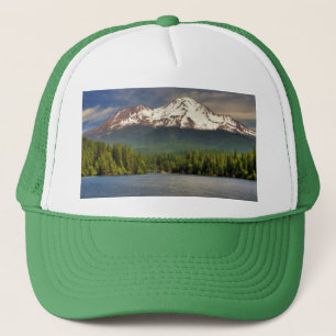 MT SHASTA FROM LAKE SISKIYOU TRUCKER HAT