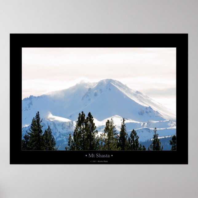Mt Shasta Poster (Front)