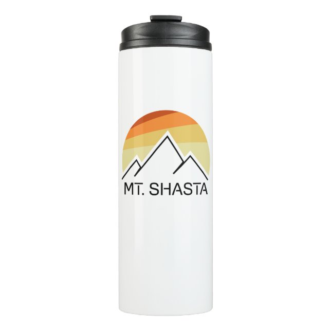 Mt. Shasta Retro Thermal Tumbler (Front)