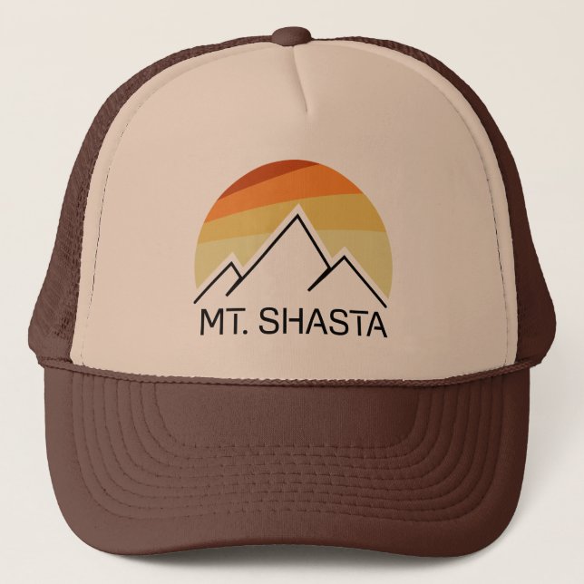 Mt. Shasta Retro Trucker Hat (Front)