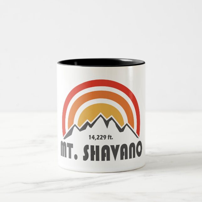 Mt. Shavano Two-Tone Coffee Mug (Center)