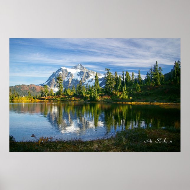 Mt. Shuksan Poster (Front)