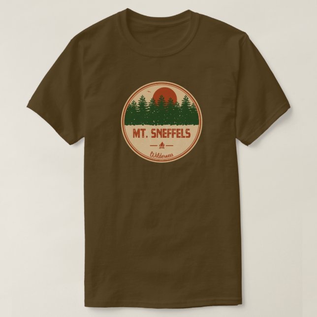 Mt. Sneffels Wilderness Colorado T-Shirt (Design Front)