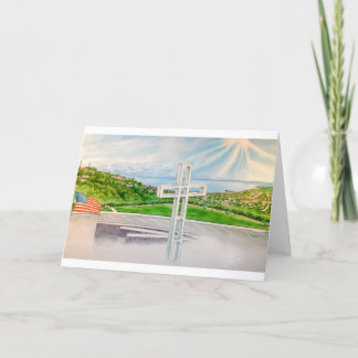 MT. SOLEDAD, LA JOLLA, CALIFORNIA CARD