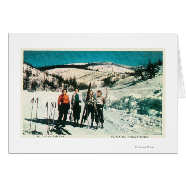 Mt. Spokane State Park Ladies SkiingWashington (Front Horizontal)
