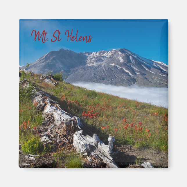 Mt. St. Helens Spring Magnet (Front)