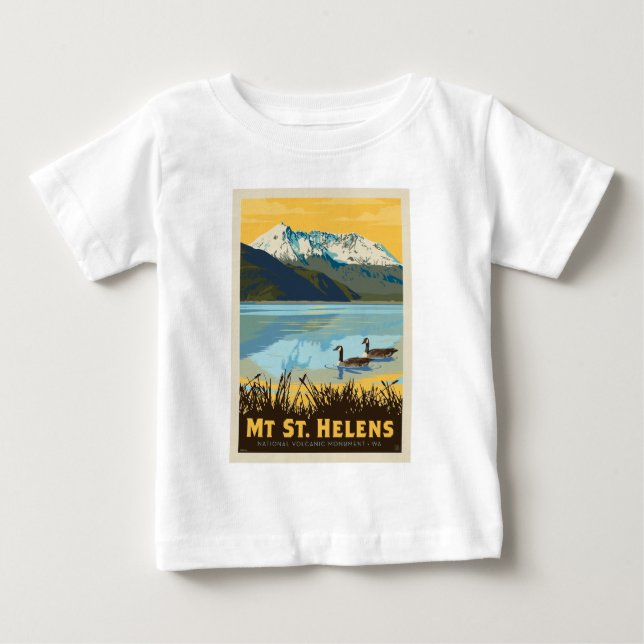Mt St. Helens | Washington Baby T-Shirt (Front)
