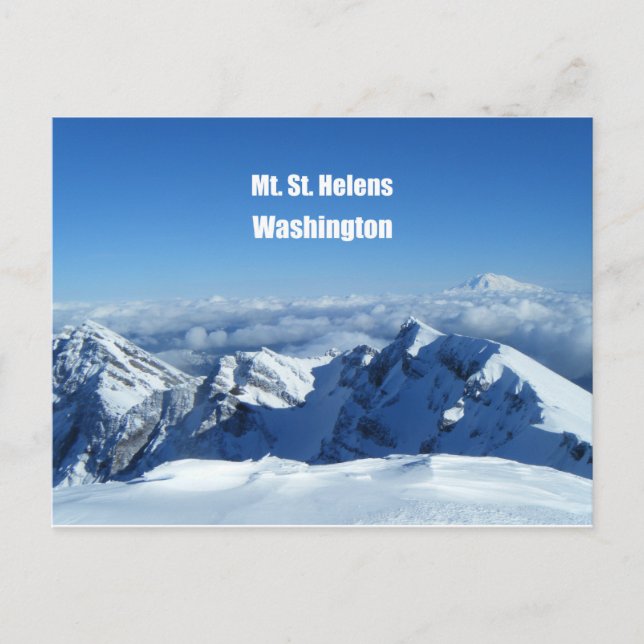 Mt. St. Helens, Washington Postcard (Front)