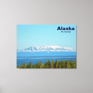 Mt. Susitna (Alaska) Canvas Print