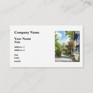 Mt. Tabor NJ – Street on a Hill Business Card