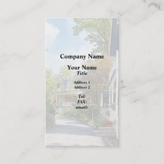 Mt. Tabor NJ – Street on a Hill Business Card