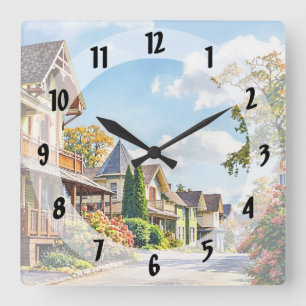 Mt. Tabor NJ – Trinity Place Square Wall Clock