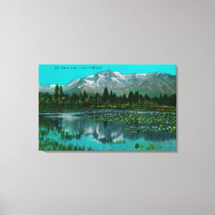 Mt. Tallac and Lake Tahoe, California Canvas Print