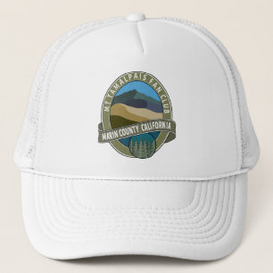 Mt Tamalpais Fan Club Marin County California Trucker Hat