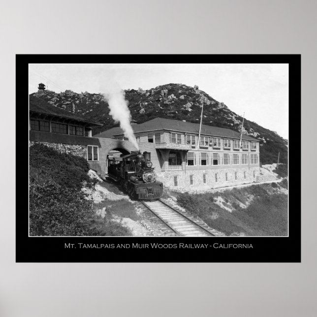 Mt Tamalpais & Mill Valley Railway Photo Poster (Front)
