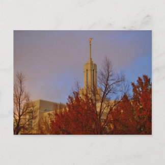 Mt. Timpanogos LDS Mormon Temple , Utah Postcard