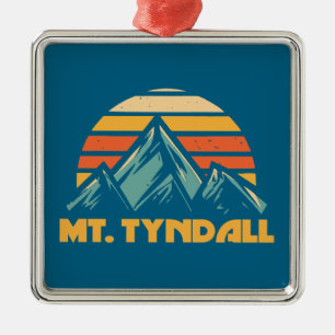 Mt. Tyndall California Retro Turquoise Metal Tree Decoration
