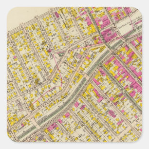 Mt Vernon wards 2-5, New York Square Sticker