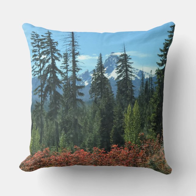Mt. Washington in Autumn, OR Cushion (Front)
