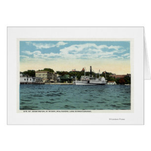 Mt. Washington Steamer at Wolfeboro Wharf
