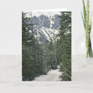 Mt Washington Trail View Holiday Card