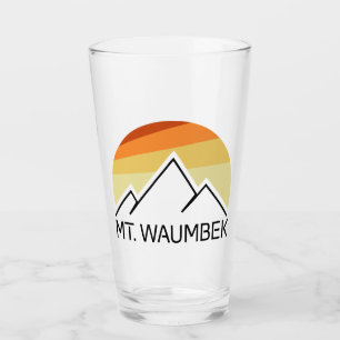 Mt. Waumbek New Hampshire Retro Glass