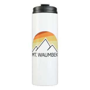 Mt. Waumbek New Hampshire Retro Thermal Tumbler