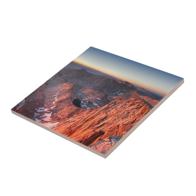 Mt Whitney and Pinnacles Sunrise - John Muir Trail Tile (Side)