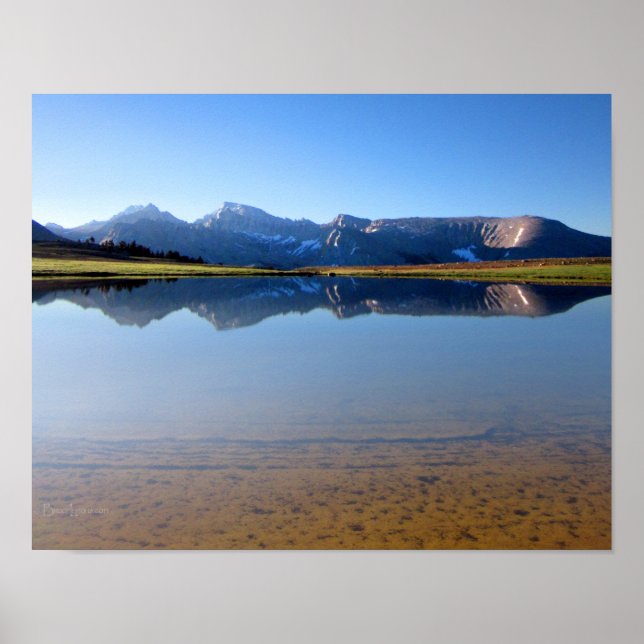 Mt Whitney from Bighorn Plateau 2- John Muir Trail Poster (Front)
