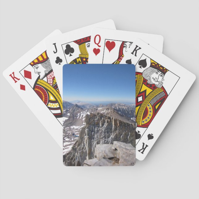 Mt Whitney Summit - John Muir Trail - Sierra Playing Cards (Back)