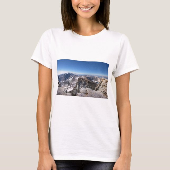 Mt Whitney Summit - John Muir Trail - Sierra T-Shirt (Front)