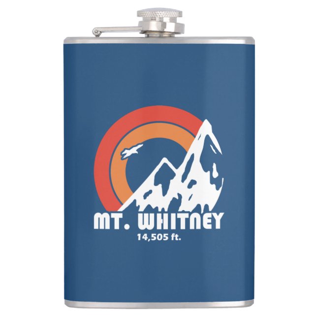 Mt. Whitney Sun Eagle Hip Flask (Front)