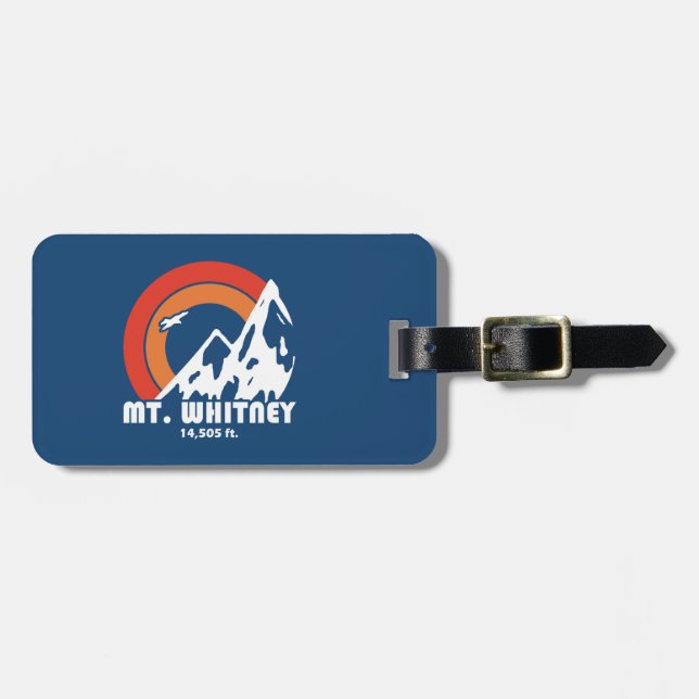 Mt. Whitney Sun Eagle Luggage Tag (Front Horizontal)