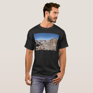 Mt Whitney Trail Crest Panorama - Sierra T-Shirt