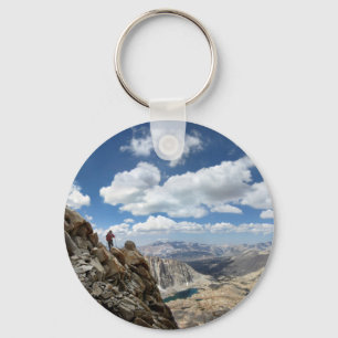 Mt Whitney Trail Over Hitchcock and Guitar lakes 2 Key Ring