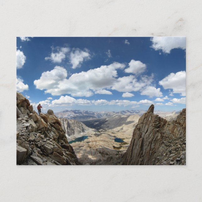 Mt Whitney Trail Over Hitchcock and Guitar lakes 2 Postcard (Front)