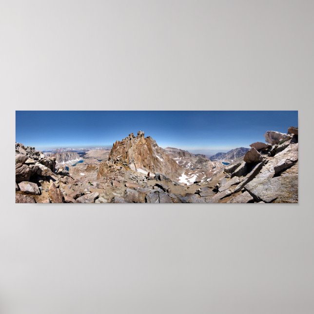 Mt Whitney Trailcrest - John Muir Trail Poster (Front)
