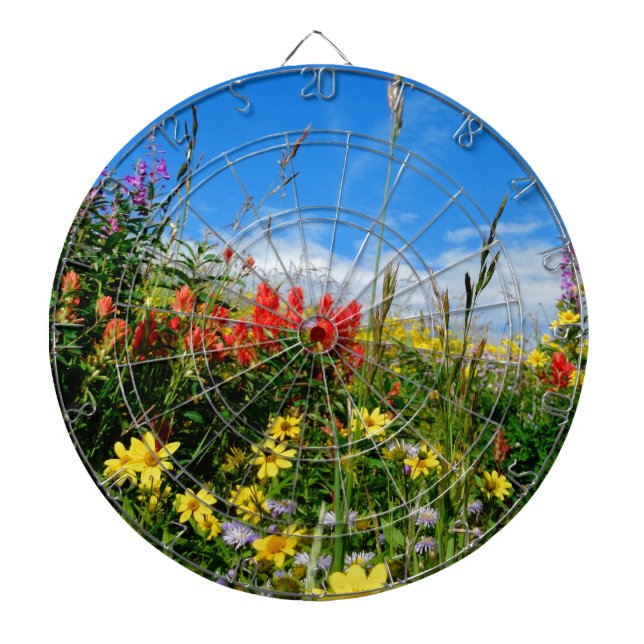 Mt. Wildflowers Dartboard (Front)