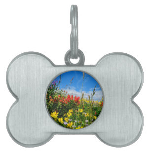 Mt. Wildflowers Pet ID Tag