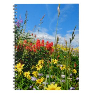 Mt. Wildflowers Spiral Notebook