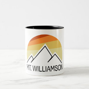 Mt. Williamson California Retro Two-Tone Coffee Mug