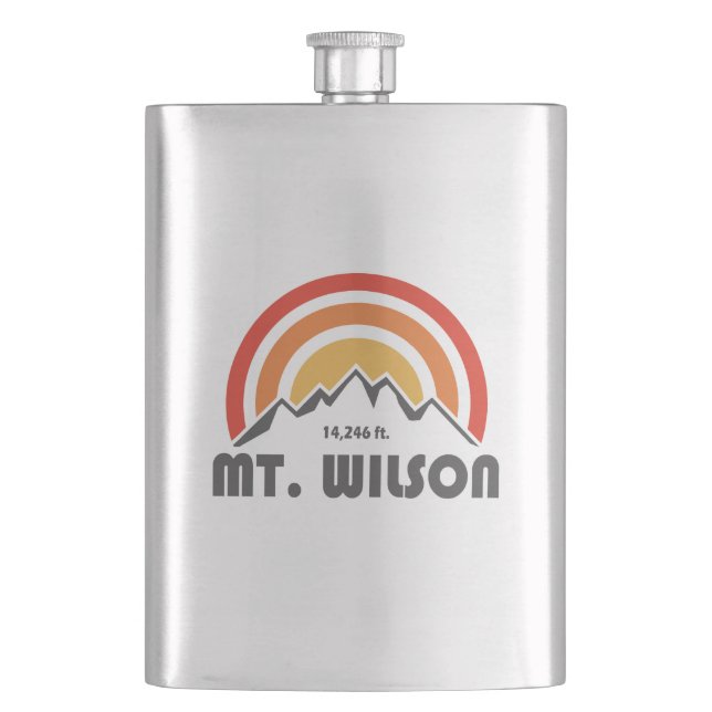 Mt. Wilson Hip Flask (Front)
